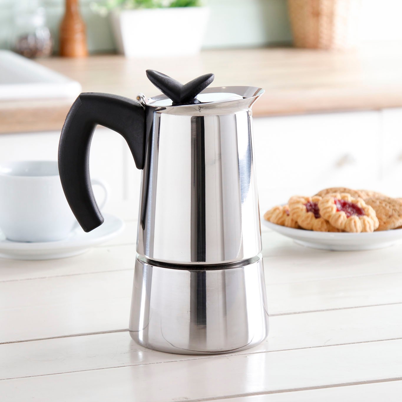 BIALETTI Musa Restyling pre 6 šálky espresso (6 tz) tlaková oceľová